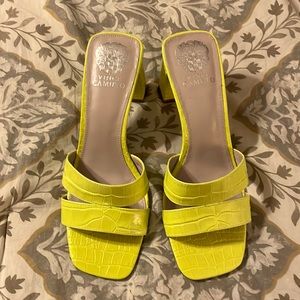 Bright yellow Vince Camuto Heels 8.5